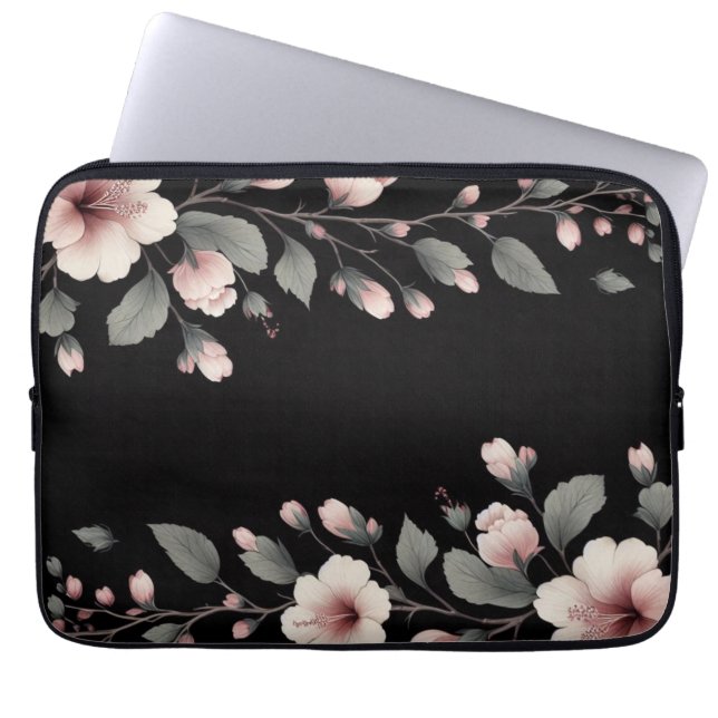 Funda Para Portátil Tropical de medianoche (Frente)