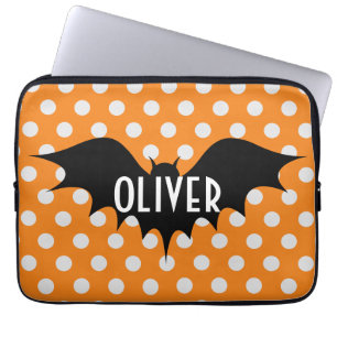 Funda Para Portátil Truco de Halloween o tratamiento monograma persona