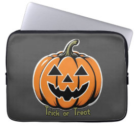 Funda Para Portátil Truco o trato- Calabaza