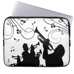 Funda Para Portátil Trumpet Section Jazz Music