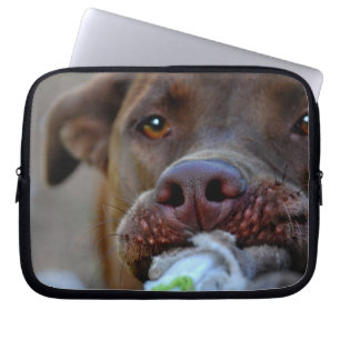 Funda Para Portátil Tubería de cachorro de chocolate de laboratorio
