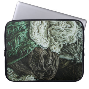 Funda Para Portátil Tubos blancos, grises y verdes