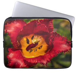 Funda Para Portátil Tulip rojo