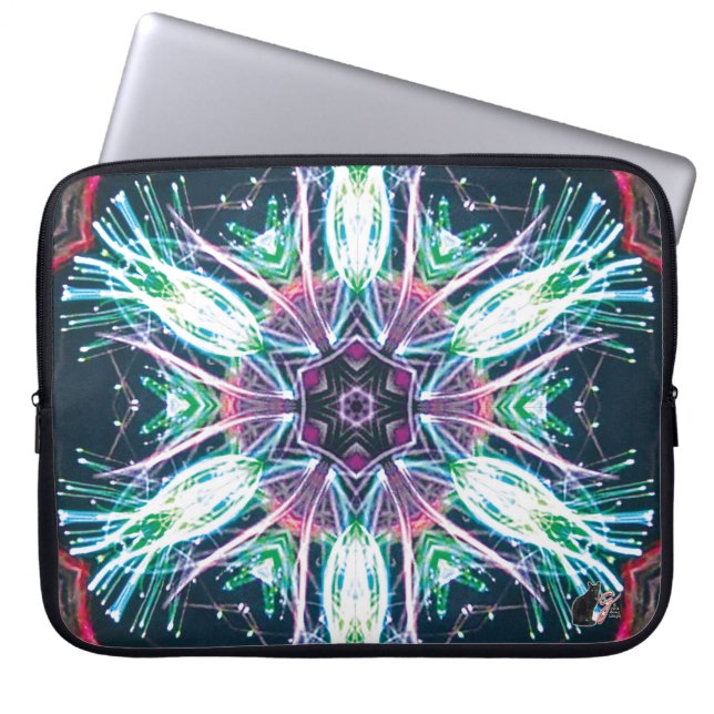 Funda Para Portátil Tulips Kaleidoscope (Frente)