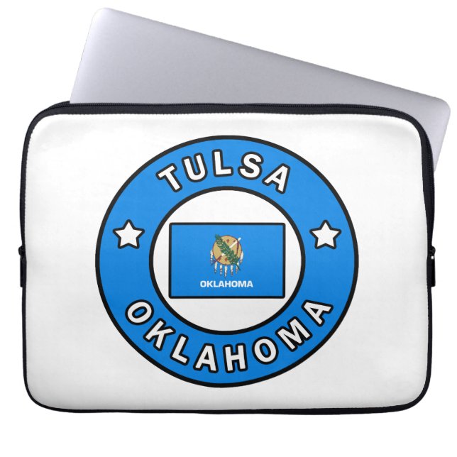 Funda Para Portátil Tulsa Oklahoma (Frente)