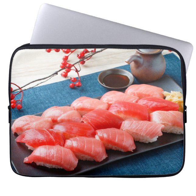Funda Para Portátil Tuna Celebration – Laptop Sleeve by SUSHIMI (Frente)