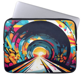 Funda Para Portátil Túnel con graffiti