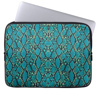 Funda Para Portátil Turquoise Snakeskin