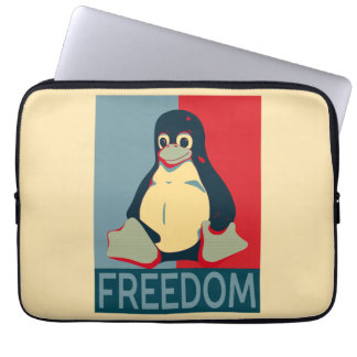 Funda Para Portátil Tux Freedom para usuarios de Linux