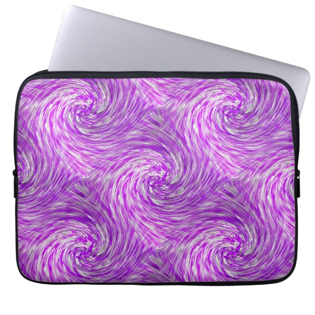 Funda Para Portátil Twirls de lavanda...... (Frente)