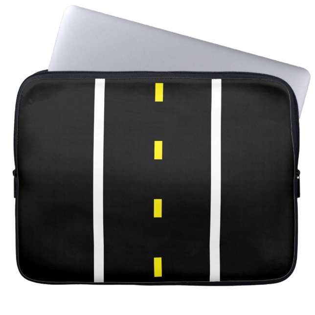 Funda Para Portátil Two Lane Road Tablet Case (Black & White) (Frente)