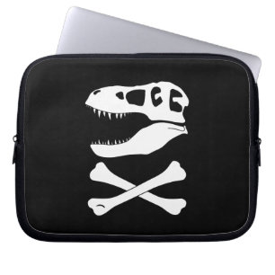 Funda Para Portátil Tyrannosaurus rex Jolly Roger Bandera Pirata