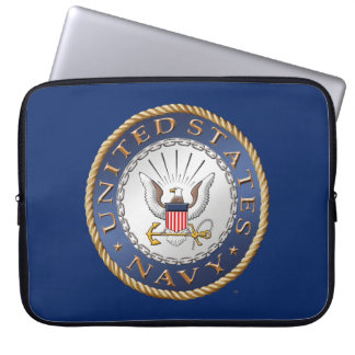 Funda Para Portátil U.S. Bolso de la electrónica de la marina de