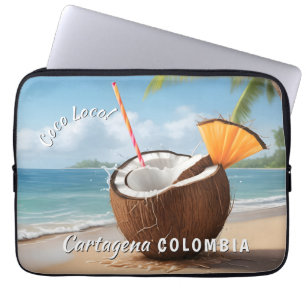 Funda Para Portátil Ubicación Personalizada Coco Loco