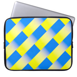 Funda Para Portátil Ucrania azul y amarilla inspiró la guerra de paz c