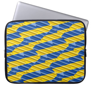 Funda Para Portátil Ucrania azul y amarilla inspiró la guerra de paz c