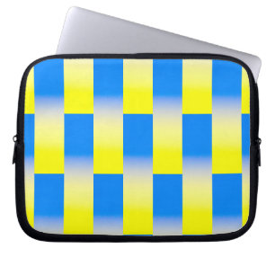 Funda Para Portátil Ucrania azul y amarilla inspiró la guerra de paz c