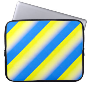 Funda Para Portátil Ucrania azul y amarilla inspiró la guerra de paz c