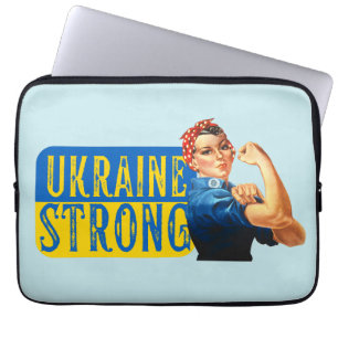 Funda Para Portátil Ucrania fuerte Rosie the Riveter