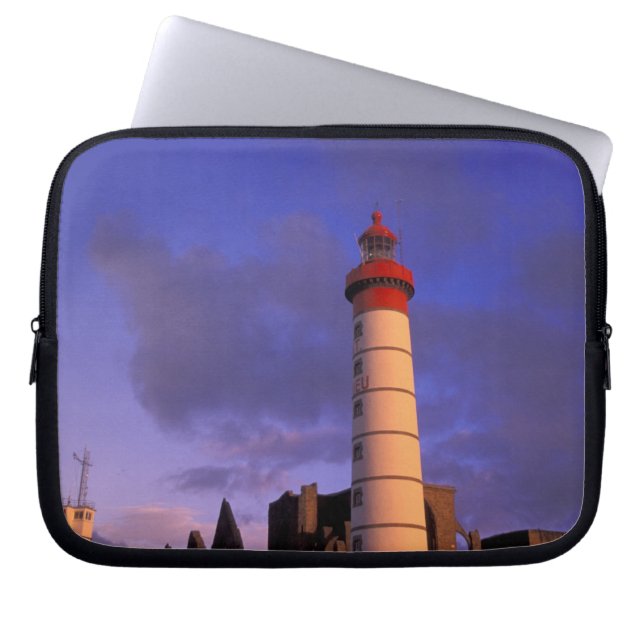 Funda Para Portátil UE, Francia, Bretaña, Finistere, St. Mathieu, (Frente)