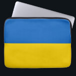 Funda Para Portátil Ukraine flag<br><div class="desc">Blue and yellow Ukraine flag design.</div>