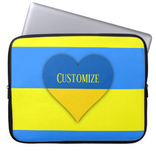Funda Para Portátil Ukraine Flag Blue Yellow Thunder_Cove