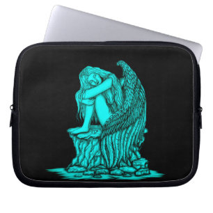Funda Para Portátil Un ángel dormido en la piedra