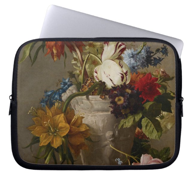 Funda Para Portátil Un arreglo con las flores, siglo XIX (Frente)