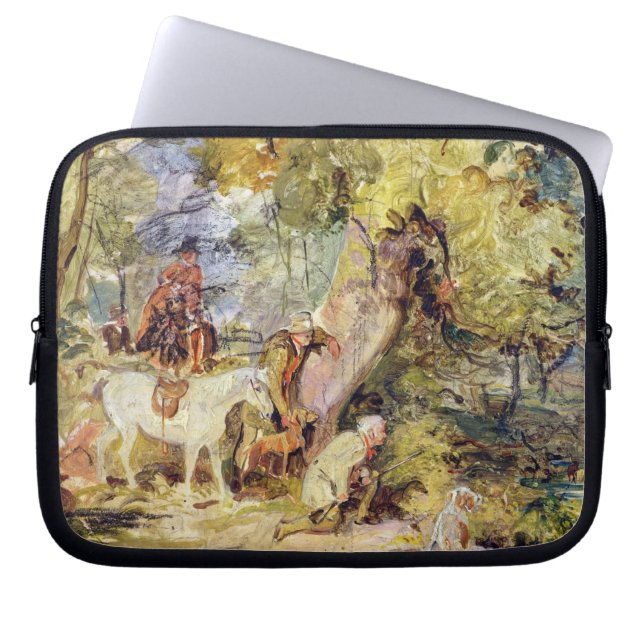 Funda Para Portátil Un bosquejo para los "silvicultores que acechan (Frente)