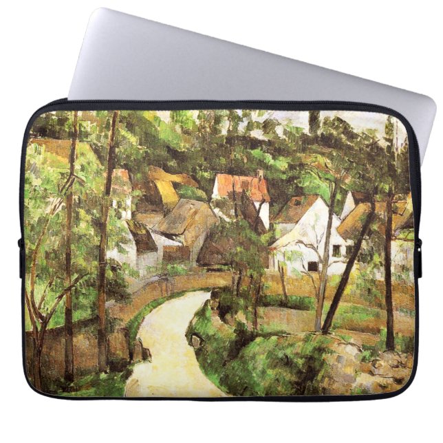 Funda Para Portátil Un giro en el camino Paul Cezanne (Frente)