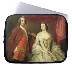 Funda Para Portátil Un hombre y una mujer, posiblemente de la familia
