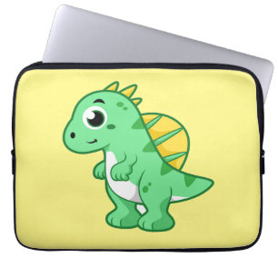 Funda Para Portátil Un Ilustracion Agradable De Un Espinosaurio.