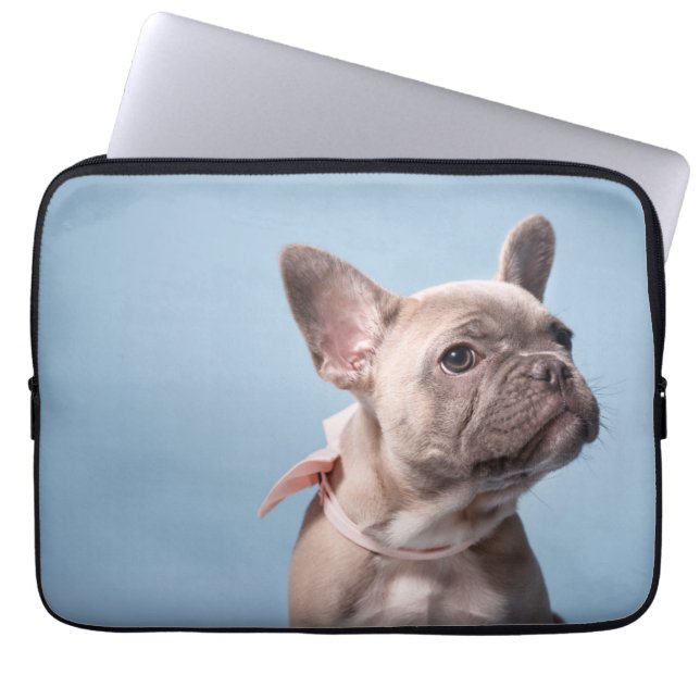 Funda Para Portátil Un lindo Bulldog francés (Frente)