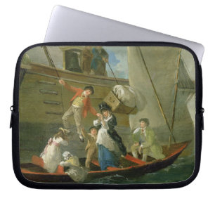 Funda Para Portátil Un marinero casado adiós, c.1800 (aceite en el