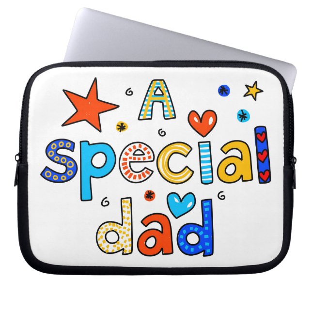 Funda Para Portátil Un papá especial (Frente)