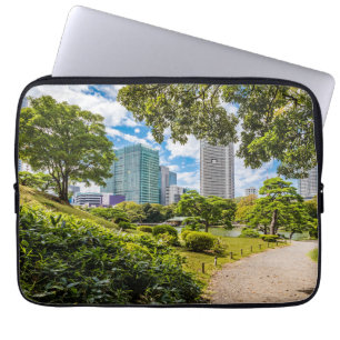 Funda Para Portátil Un paseo por los jardines de Hama Rikyu, Tokio