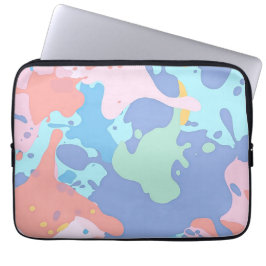 Funda Para Portátil Un patrón desordenado de manchas de pintura