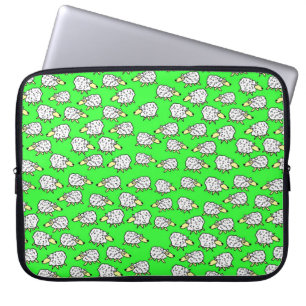 Funda Para Portátil Un rebaño de ovejas en un campo