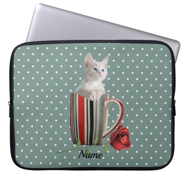 Funda Para Portátil Un regalo para los amantes de la mascota de gato (Frente)