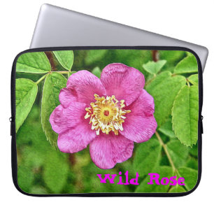 Funda Para Portátil Un Rosa salvaje