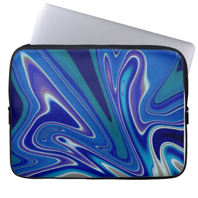 Funda Para Portátil Un toque de azul (Frente)