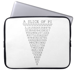 Funda Para Portátil Un trozo tipográfico de Pi