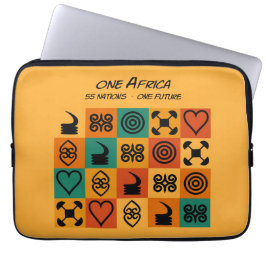 Funda Para Portátil Una África – Adinkra – Ghana - 