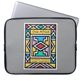 Funda Para Portátil Una África – Ndebele – Sudáfrica y Zimbabue - 