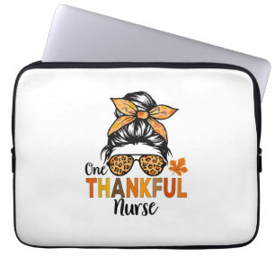 Funda Para Portátil Una enfermera agradecida Acción de Gracias mujeres