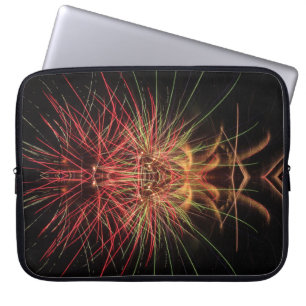 Funda Para Portátil Una exposición de fuegos artificiales en la noche