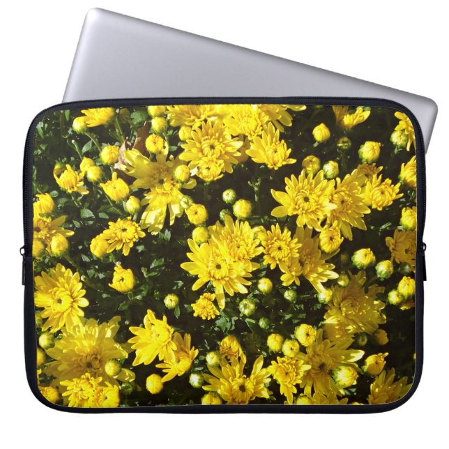 Funda Para Portátil Una multitud de Mamáes amarillas (Frente)