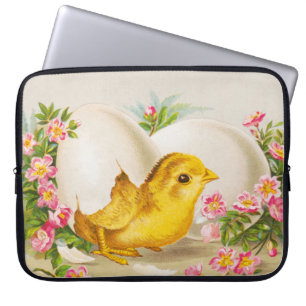 Funda Para Portátil "Una ofrenda de Pascua" Tarjeta Victoriana Vintage