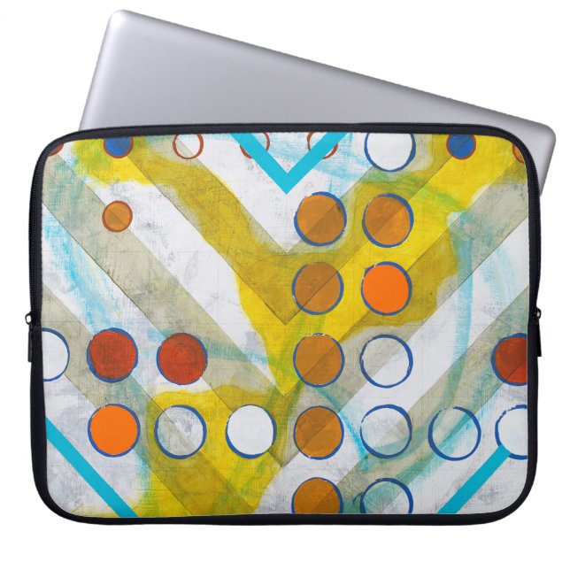Funda Para Portátil una pintura abstracta (Frente)