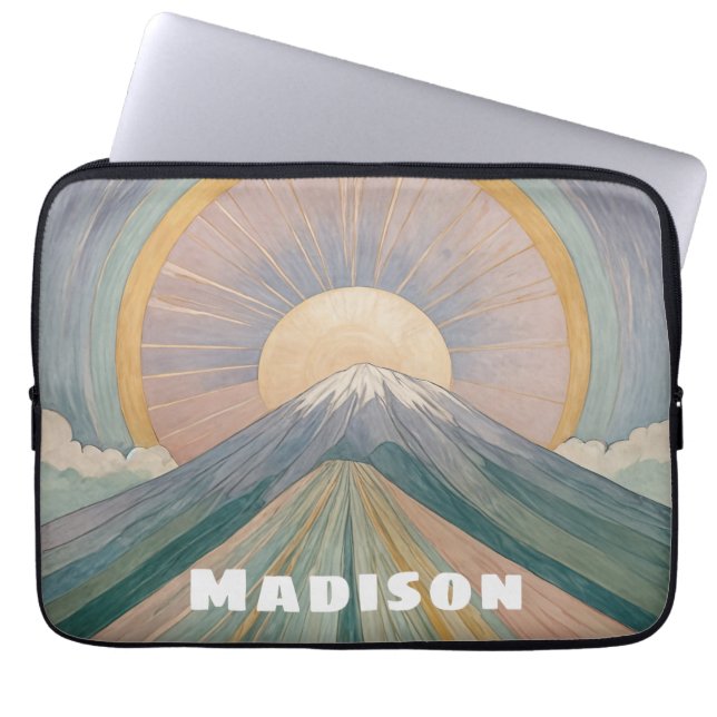 Funda Para Portátil Una serenata volcánica personalizada (Frente)